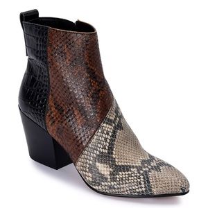 Dolce Vita Women's Crew Almond Toe Leather Booties size 7